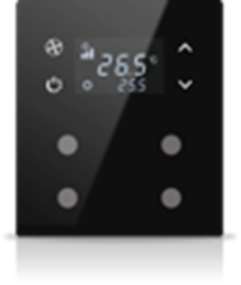 Slika MONA 4 BUTTON THERMOSTAT BLACK