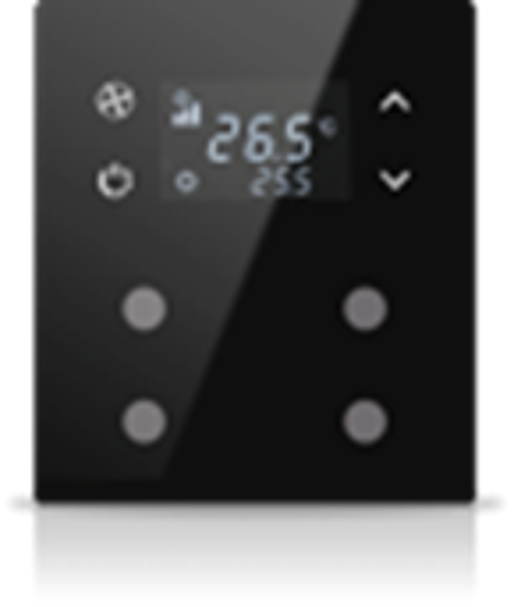 Slika MONA 4 BUTTON THERMOSTAT BLACK