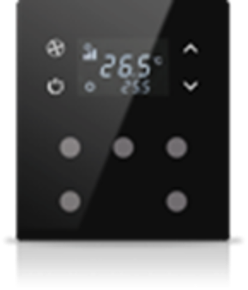 Picture of MONA 5 BUTTON THERMOSTAT BLACK