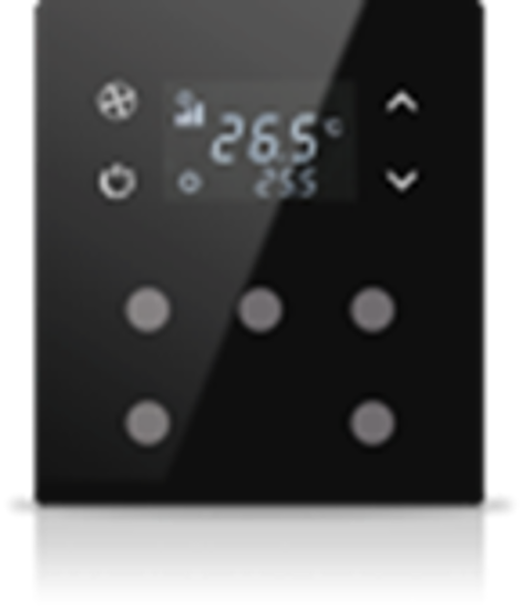 Slika MONA 5 BUTTON THERMOSTAT BLACK