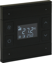 Slika ORIA THERM 2 FOLD ANTHRACITE BLACK GLASS FRONT STATUS