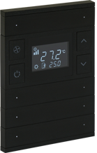 Slika ORIA THERM 4 FOLD ANTHRACITE BLACK GLASS FRONT STATUS