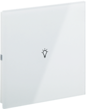 Picture of Rosa Crystal Switch Single White Status Icon