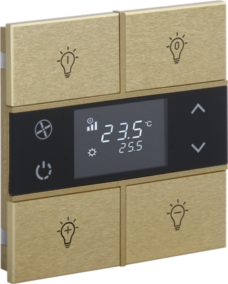 Slika Rosa Metal Thermostat 2F Gold Status Icon