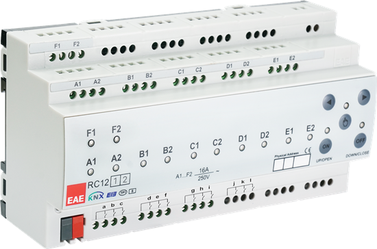 Picture of KNX Room Control Unit 12ch, 12 Input, Fancoil, Switch, Blind actuator