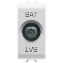 Slika F TYPE TV SOCKET 1M PEARL WHITE