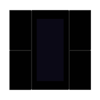 Slika iSwitch - 4 Button Black Glass Effect