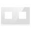 Slika MONA WHITE FRAME MODULAR BRITISH DOUBLE 2M
