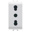Slika ITALIAN STANDARD SOCKET-OUTLET 16A DUAL AMPERAGE PEARL WHITE