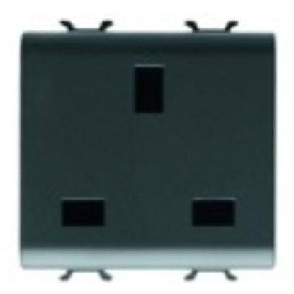 Slika S. OUTLET 2M 2P+E 13A UK ANTHRACITE