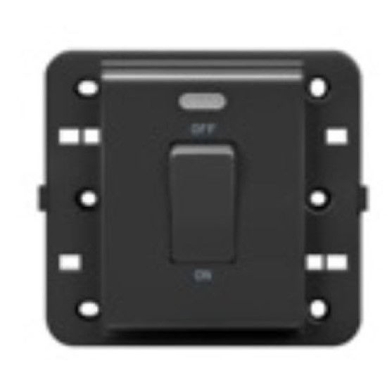 Picture of 1 WAY SWITCH 2P 250V BRITISH STAND.20A ANTHRACITE