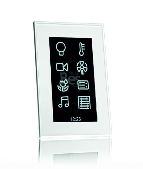 Picture of 4.3” Vertical touch screen - Integrated Web server - White