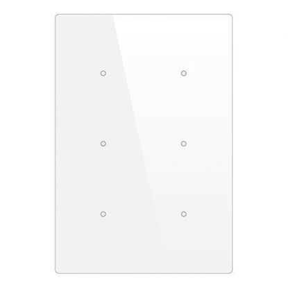 Slika Cubik-V6 white Basic push-button 6 areas - Temp and humidity sensor