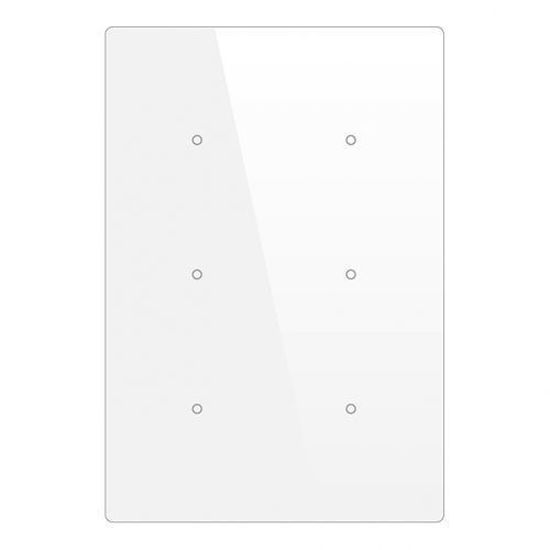 Slika Cubik-V6 white Basic push-button 6 areas - Temp and humidity sensor