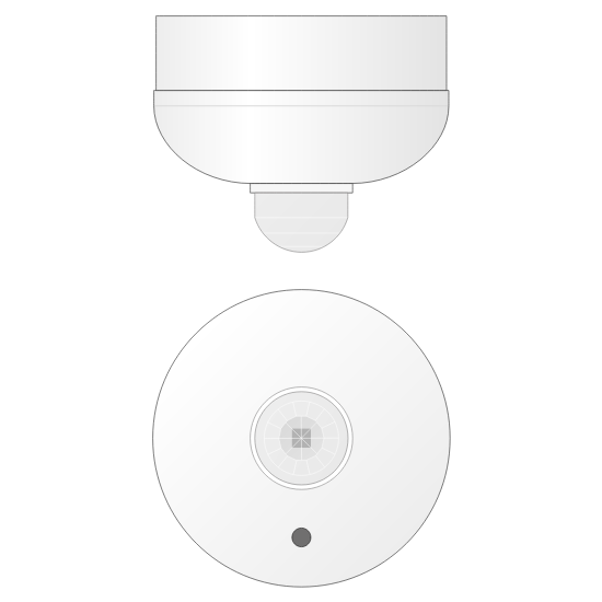 Slika Infrared movement detector - Constant regulation - Surface