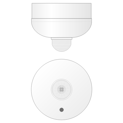 Slika Infrared movement detector - LUX threshold - Surface