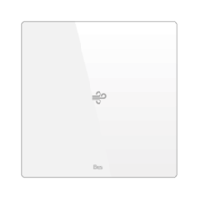 Picture of Square thermostat - Temperature sensor - Basic white