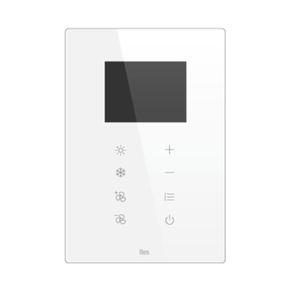 Slika Vertical touch panel thermostat - 2.8” Integrated screen - Basic white