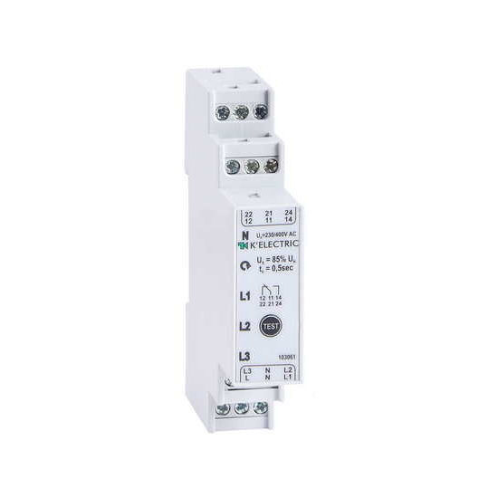 Slika Phase control relay 3F, 2 CO, 3 LEDs, voltage control