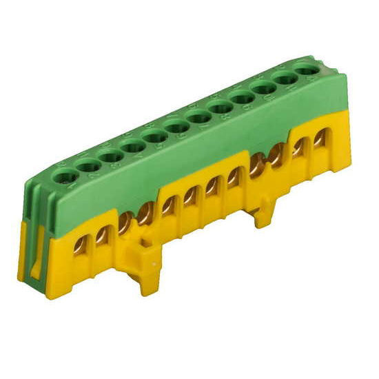 Slika PE terminal block, PE12-F2, yellow-green