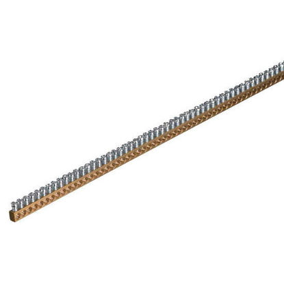 Slika brass terminal bar for 63A 9 x 6,5 x 1000