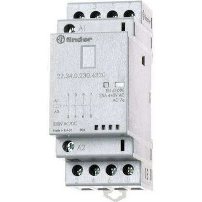 Slika Installation contactor 230V / 25A / 4NO / LED