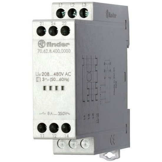 Picture of Monitoring relay 3-phase 2CO / 400V-8A LED Status