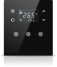 Slika MONA 3 BUTTON THERMOSTAT BLACK