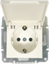 Slika SCHUKO SINGLE SOCKET 2P+E (s-earth) LID  PEARL WHITE