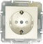 Slika SCHUKO SINGLE SOCKET 2P+E (s-earth) SHUTTERS PEARL WHITE