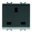 Slika S. OUTLET 2M 2P+E 13A UK ANTHRACITE