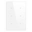 Slika Cubik-V6 white Basic push-button 6 areas - Temp and humidity sensor